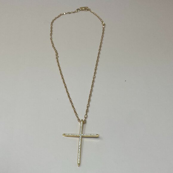 Natalie B Jewelry | Kianna Cross Necklace - Picture 2 of 4